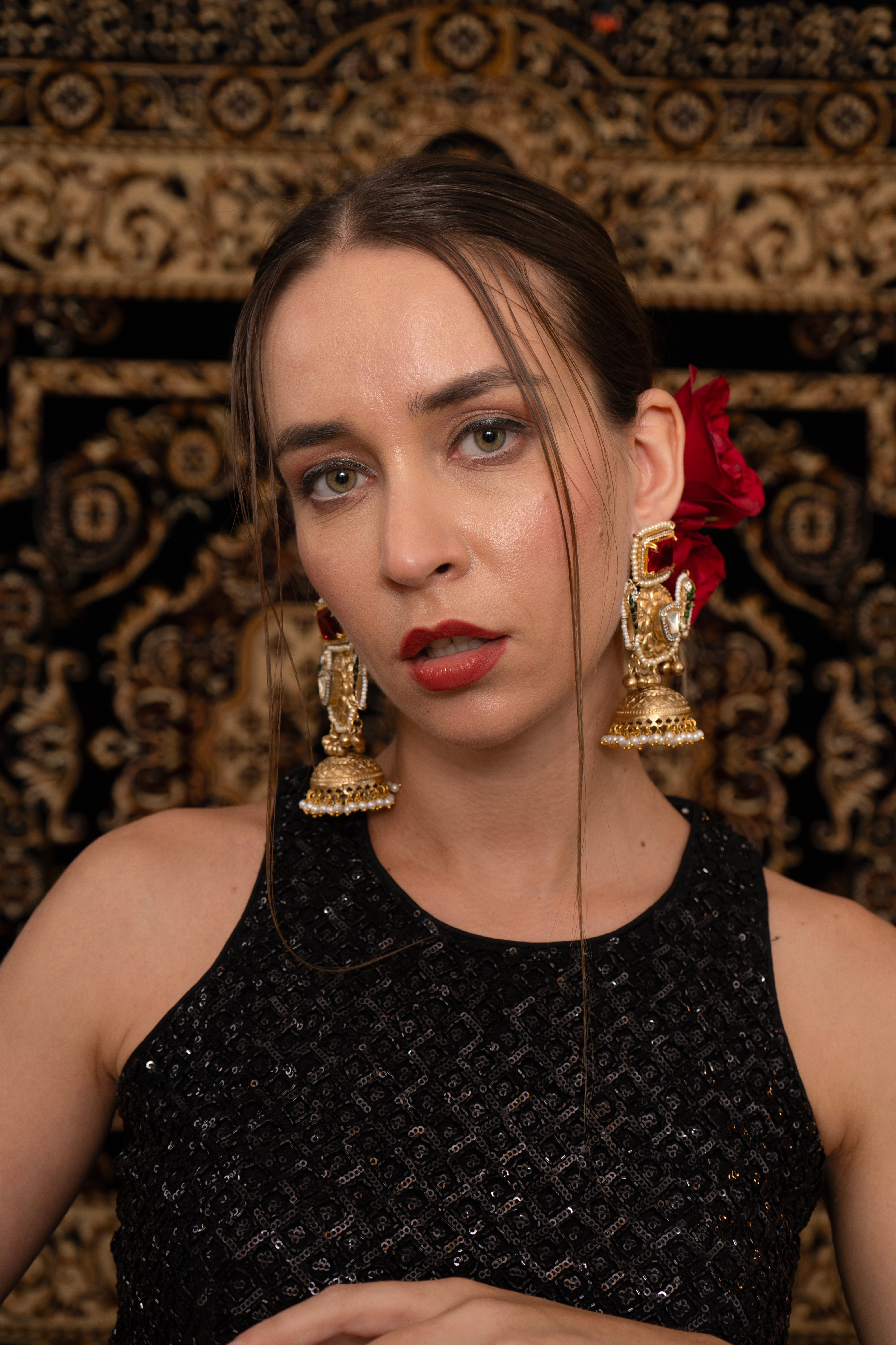 Madhubala jadau Earings